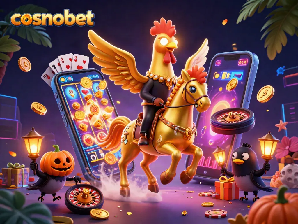 Experience the thrill of cosmobet with golden rooster and interactive casino games.