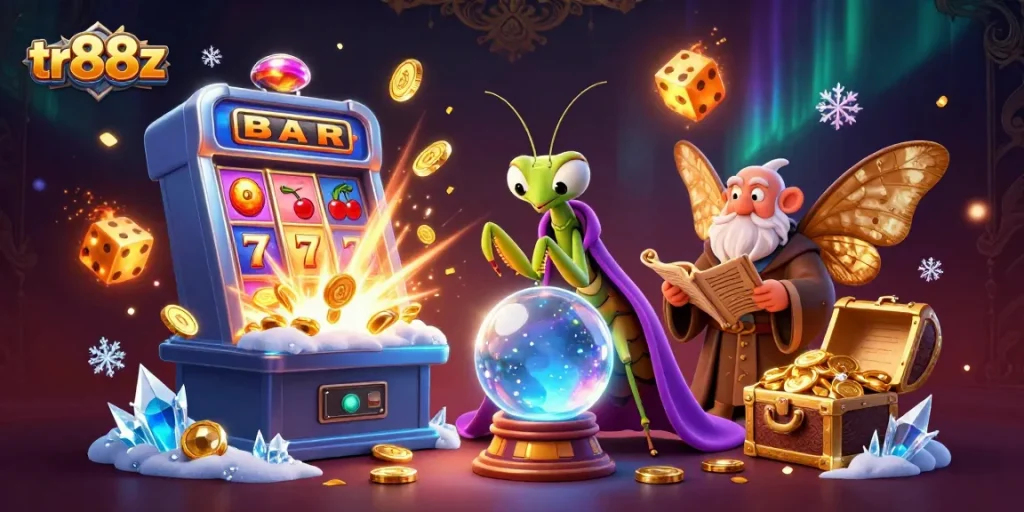 Engage in thrilling gameplay with tr88z, featuring vibrant casino scenes and game elements.