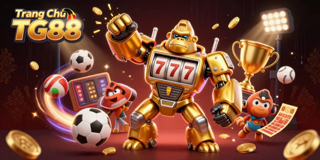 Experience exciting gameplay at Trang Chủ TG88 with vibrant casino and sports elements.
