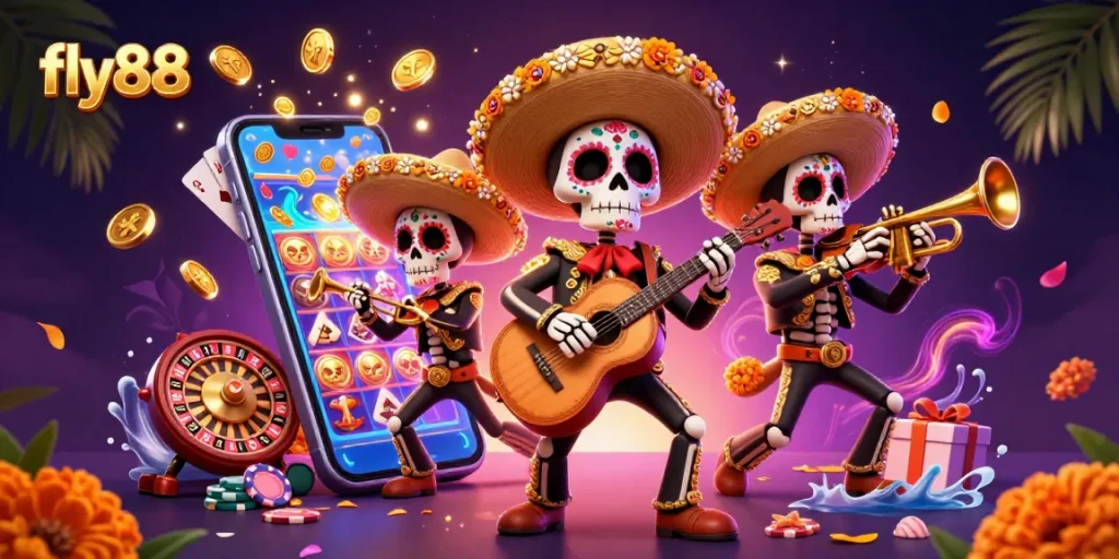 Experience thrilling gameplay with fly88, vibrant casino elements, and dynamic interactive features.