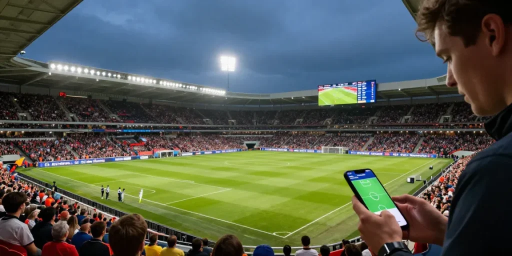 Lucky88 sports betting scene featuring live match odds and analysis for expert predictions.