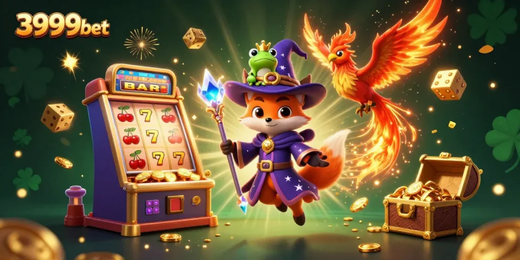 Enjoy exciting gameplay on 3999bet with vibrant slot machines and colorful casino elements.