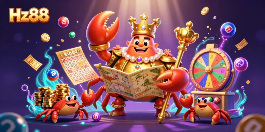 Engage in thrilling gameplay at Hz88 with vibrant colors and exciting casino elements.