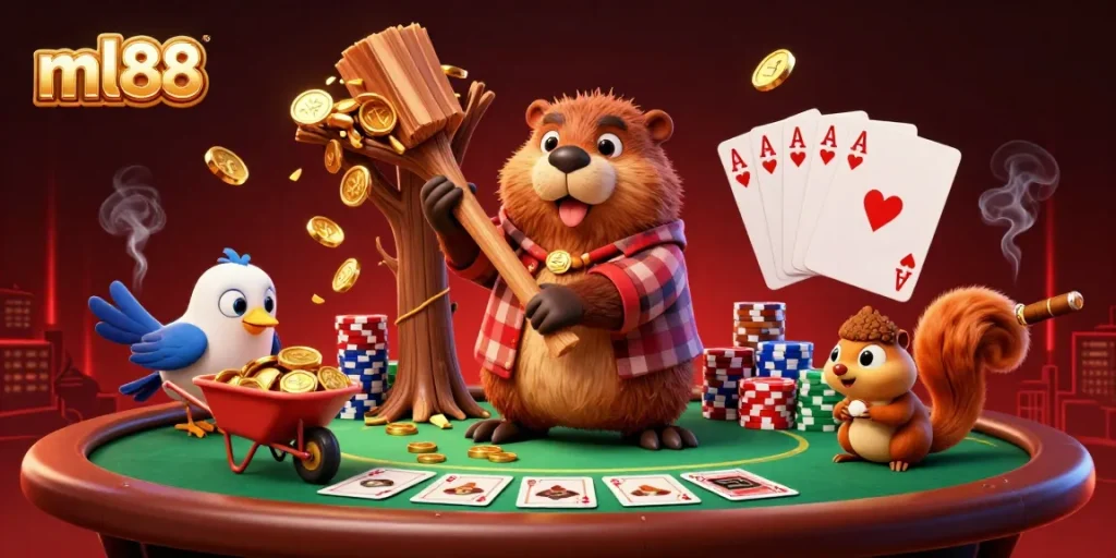 Experience the excitement at ml88 with engaging gameplay, vibrant characters, and casino elements.